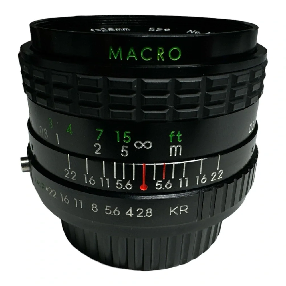 🔥 Kalimar MC Automatic f=28mm f/2.8 52mm Wide-Angle Macro Korean Lens 🔥